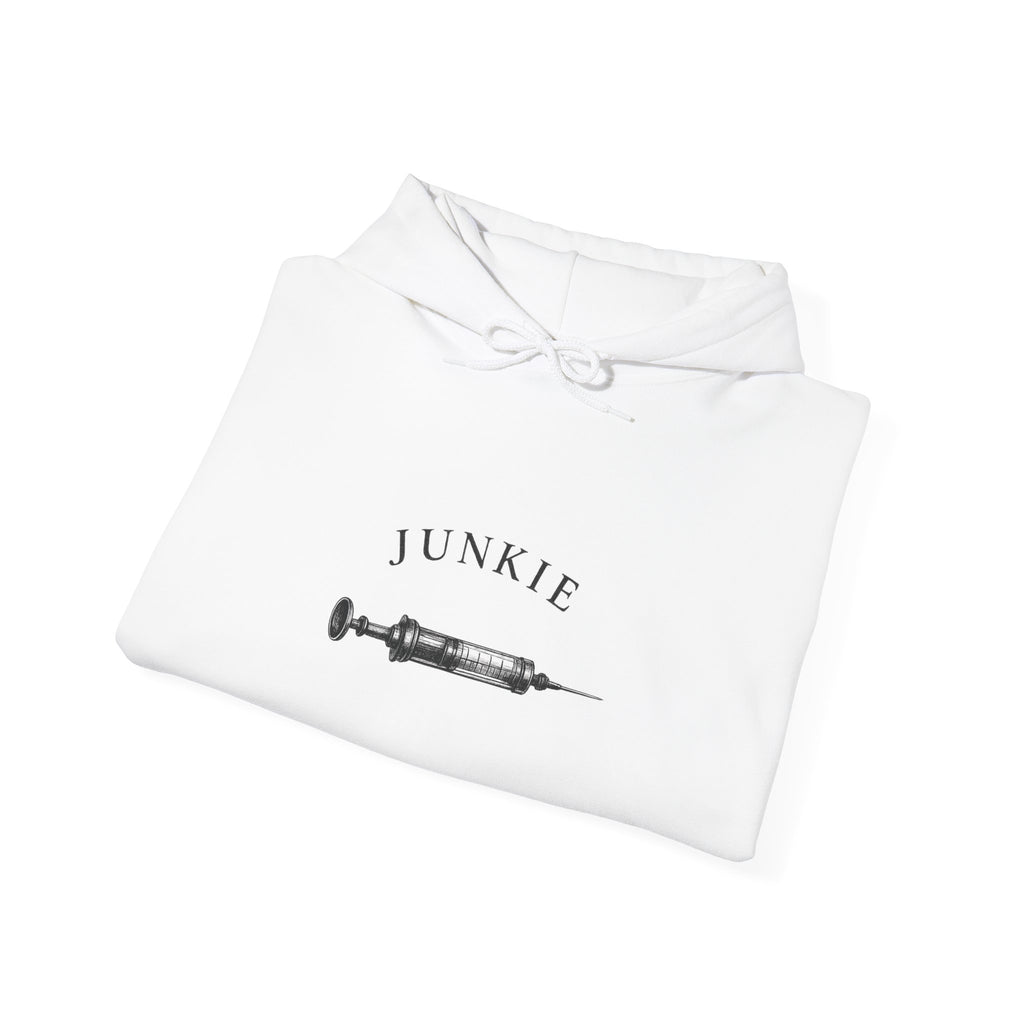 JUNKIE "The Fix" Heavy Blend Hoodie | Vintage Graphic | Distressed Alternative Streetwear