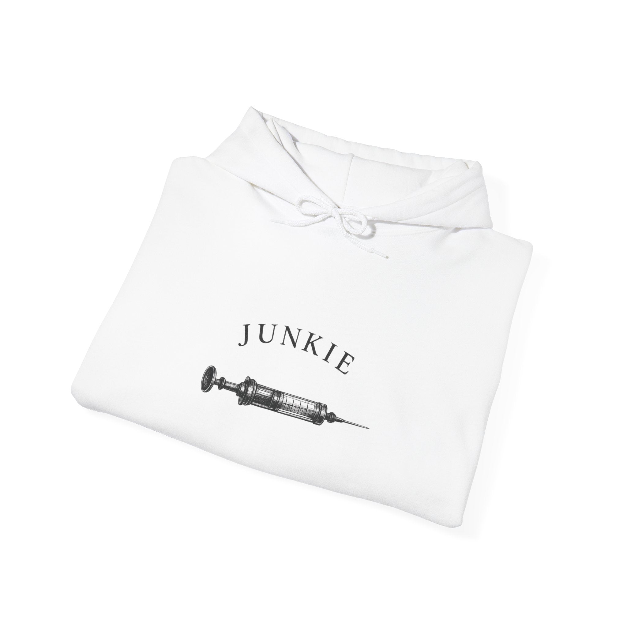 JUNKIE "The Fix" Heavy Blend Hoodie | Vintage Graphic | Distressed Alternative Streetwear