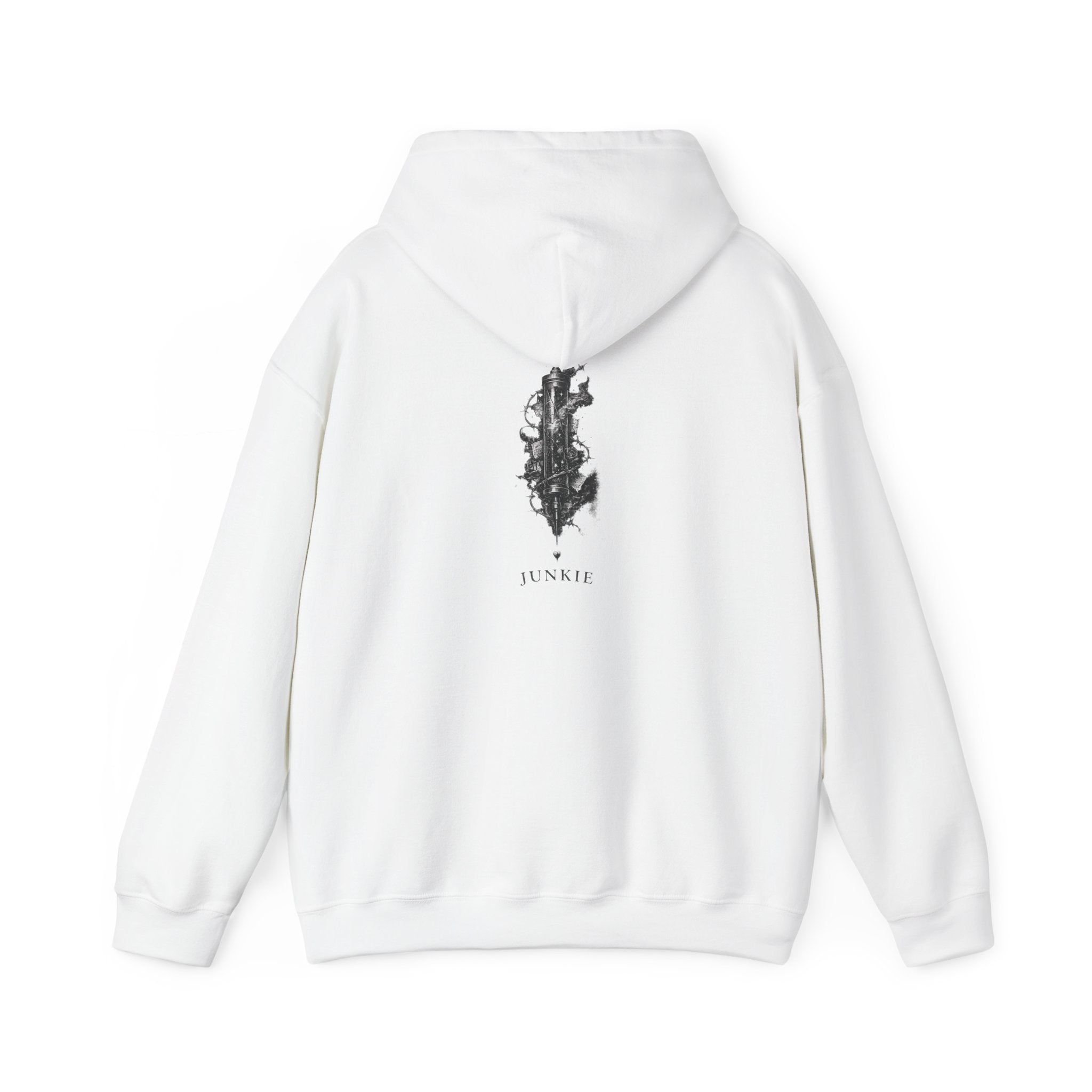 JUNKIE "The Fix" Heavy Blend Hoodie | Vintage Graphic | Distressed Alternative Streetwear