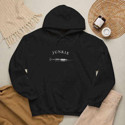 JUNKIE "The Fix" Heavy Blend Hoodie | Vintage Graphic | Distressed Alternative Streetwear