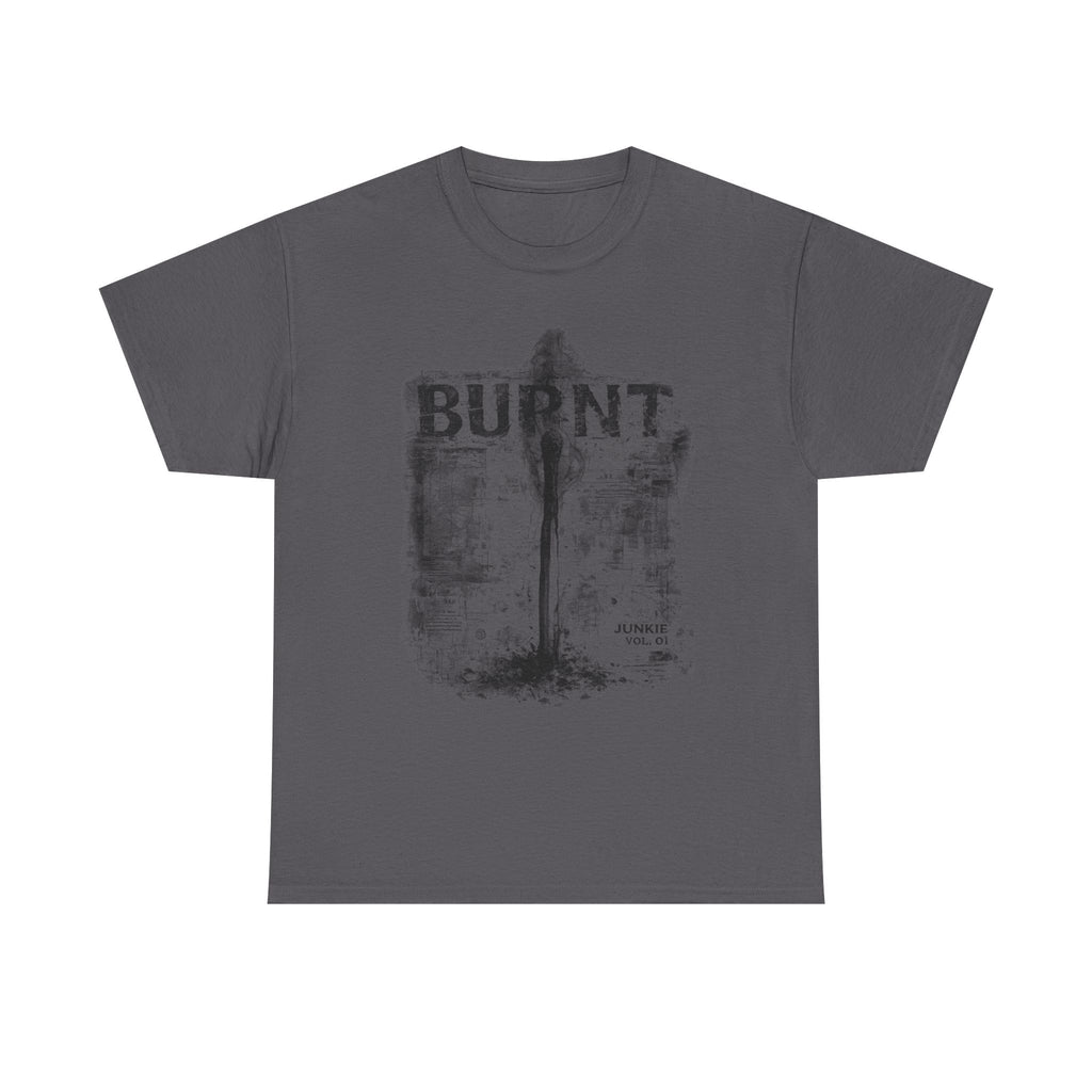 JUNKIE "Burnt Out" | Vintage Distressed Streetwear Tee | Heavyweight Grunge Alternative Shirt