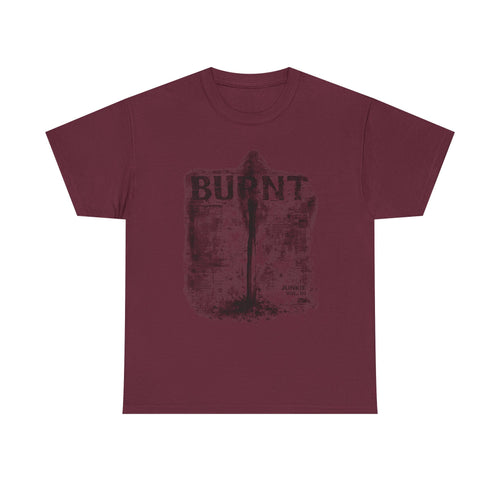 JUNKIE "Burnt Out" | Vintage Distressed Streetwear Tee | Heavyweight Grunge Alternative Shirt