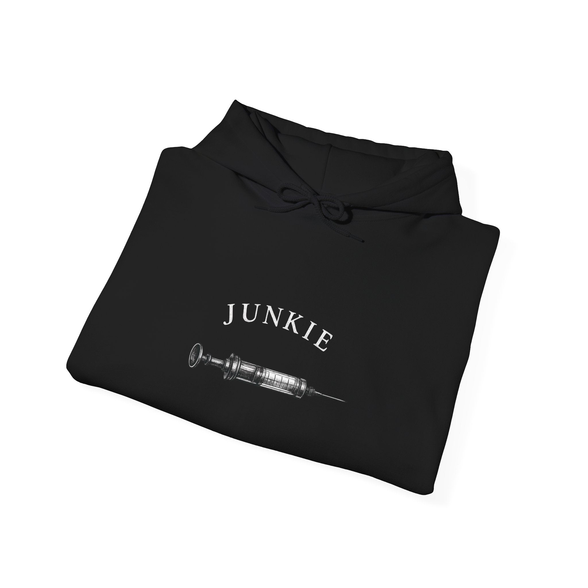JUNKIE "The Fix" Heavy Blend Hoodie | Vintage Graphic | Distressed Alternative Streetwear