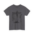Burnt Match Graphic Tee — Distressed Vintage Flame T‑Shirt