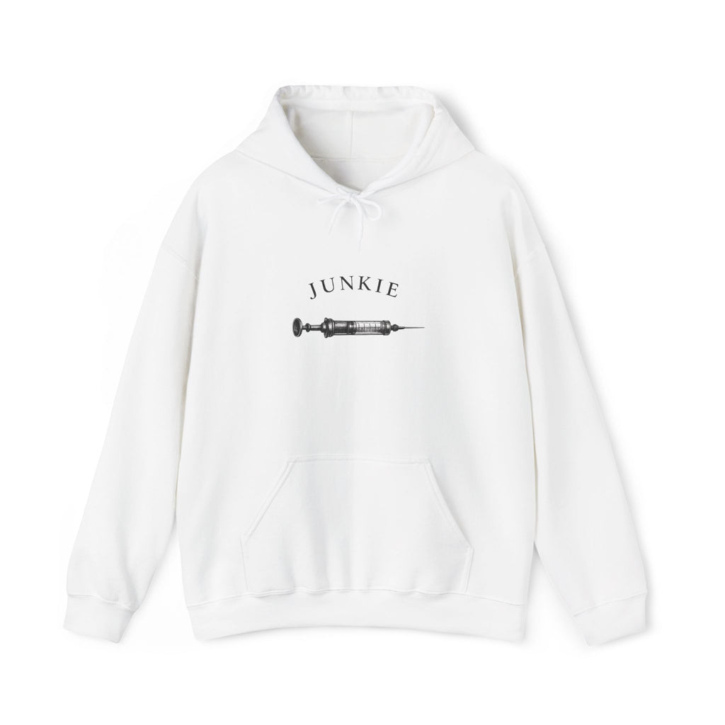 JUNKIE "The Fix" | Heavy Blend Hoodie | Vintage Graphic | Distressed Alternative Streetwear